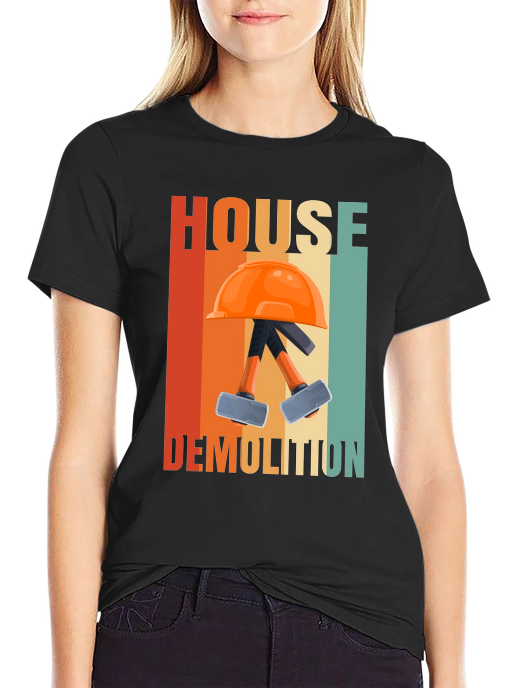 House Demolition T-Shirt - Retro Construction Tee