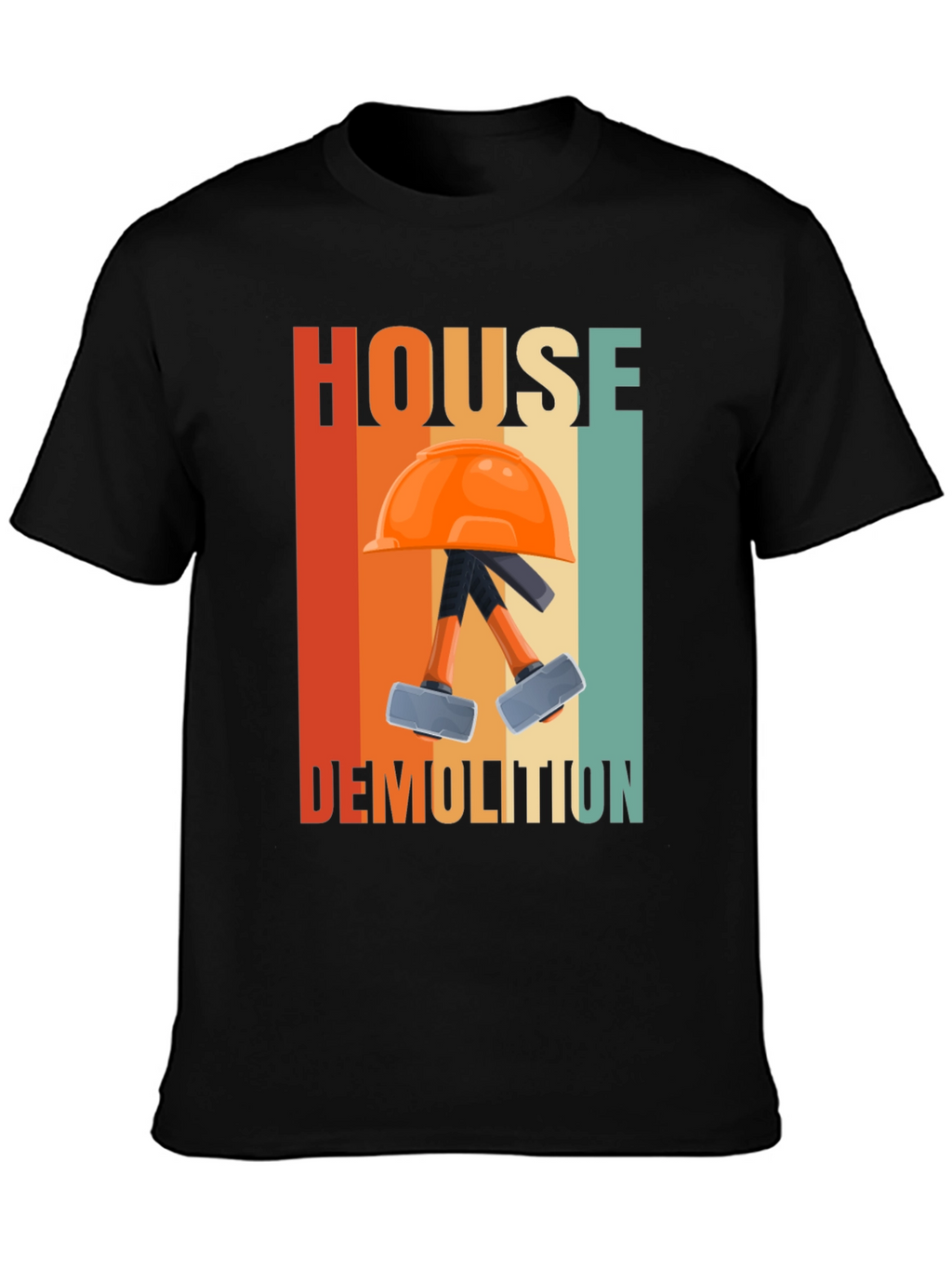 House Demolition T-Shirt - Retro Construction Tee