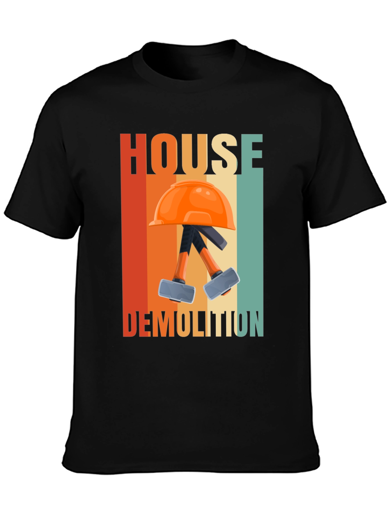 House Demolition T-Shirt - Retro Construction Tee