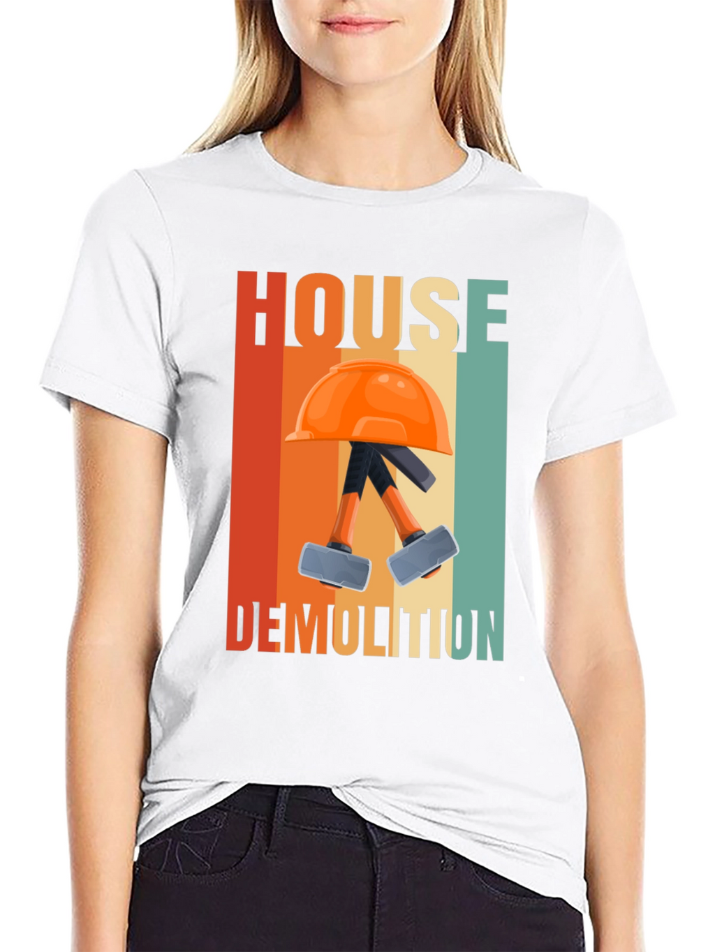 House Demolition T-Shirt - Retro Construction Tee