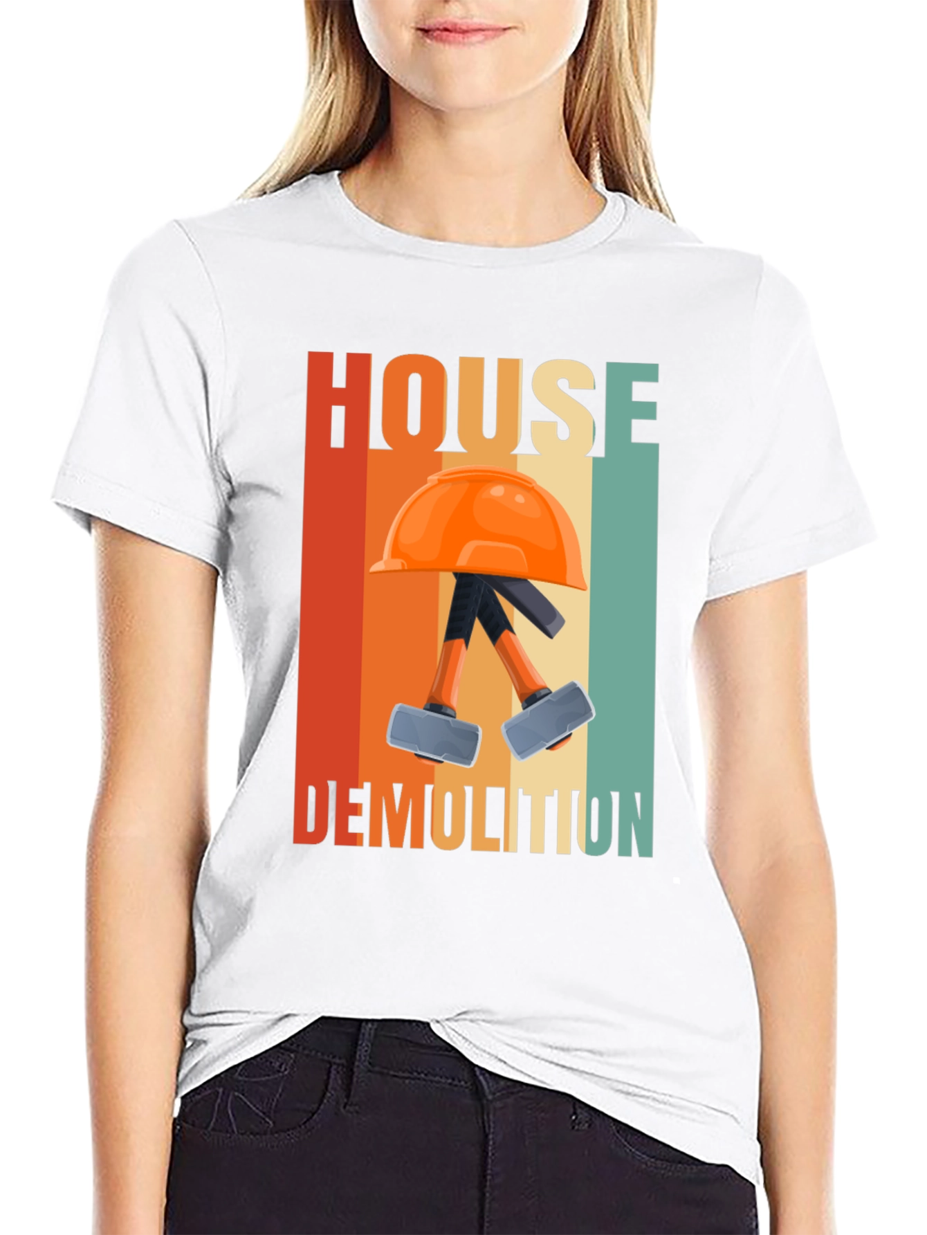 House Demolition T-Shirt - Retro Construction Tee