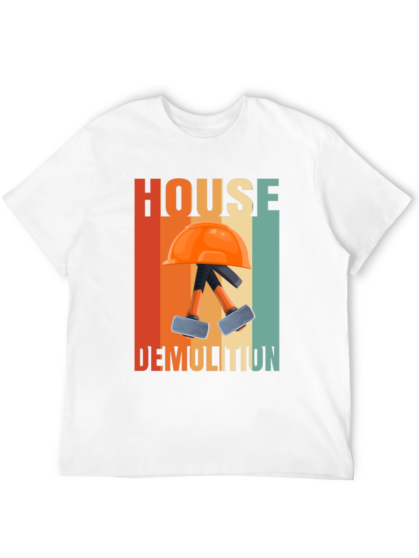 House Demolition T-Shirt - Retro Construction Tee