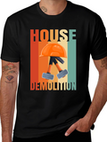 House Demolition T-Shirt - Retro Construction Tee