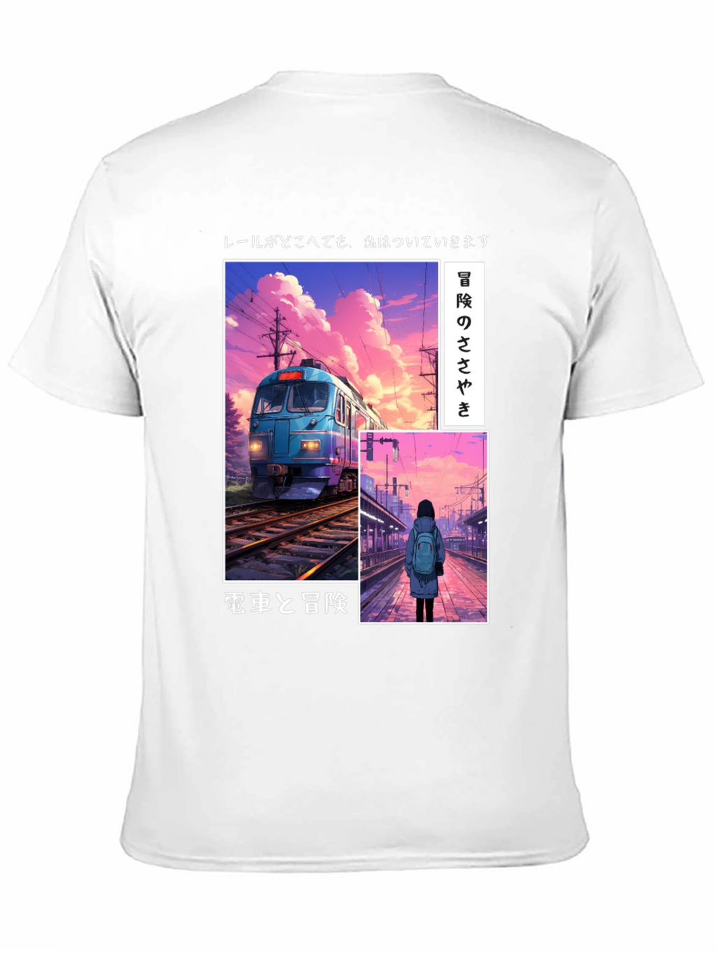 Anime Train Graphic Tee