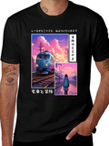 Anime Train Graphic Tee