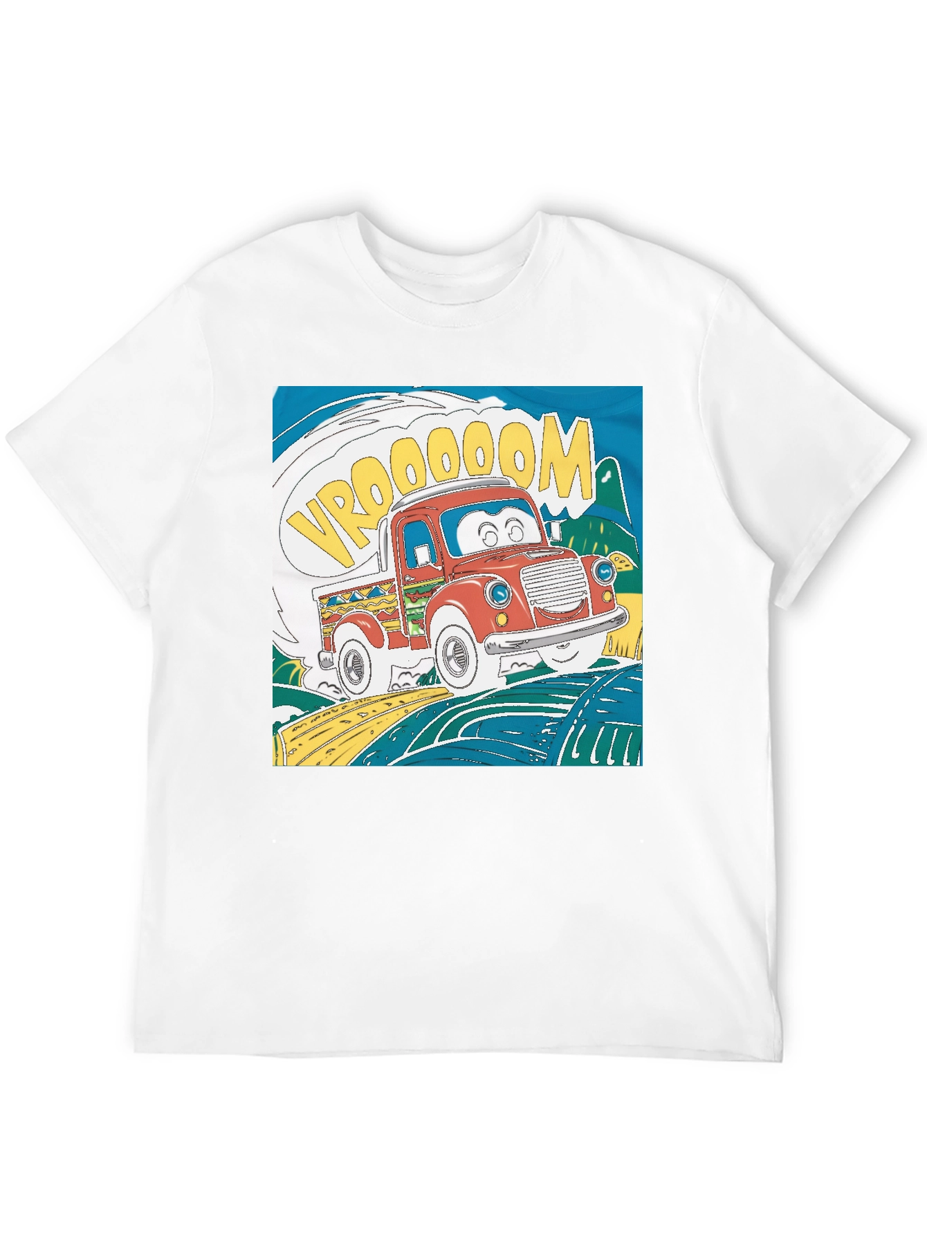 Cartoon Truck Graphic Tee