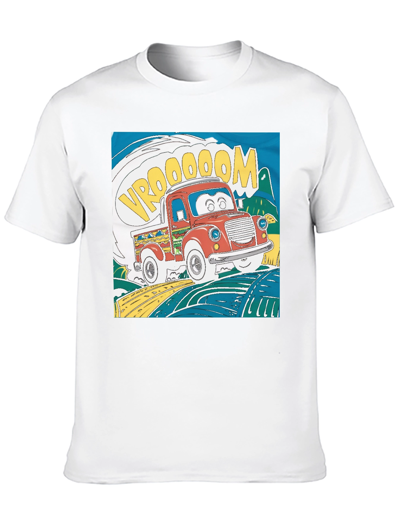 Cartoon Truck Graphic Tee