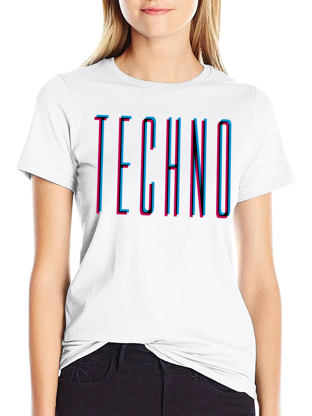 Retro Techno Graphic T-Shirt - Stylish Music Tee