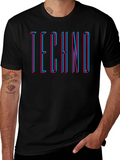 Retro Techno Graphic T-Shirt - Stylish Music Tee