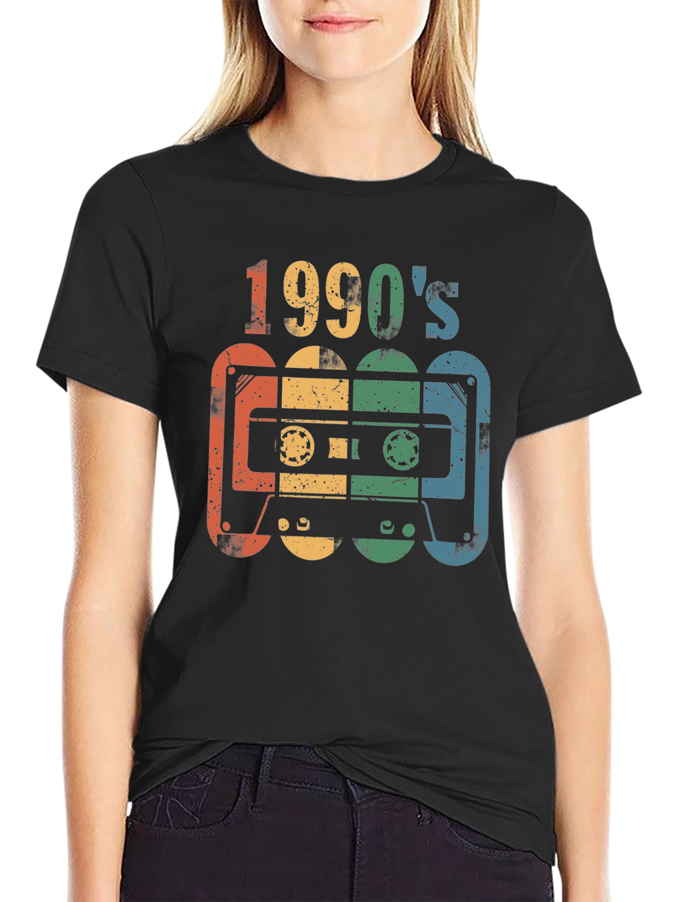Retro 1990s Cassette Tape T-Shirt - Vintage Style