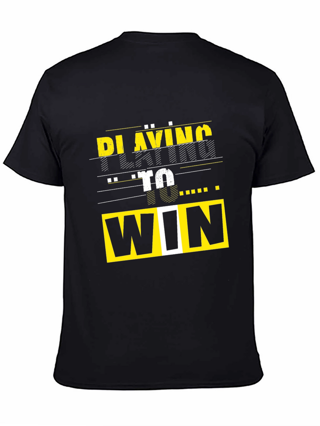 Playing To Win Graphic Tee - Black T-Shirt
