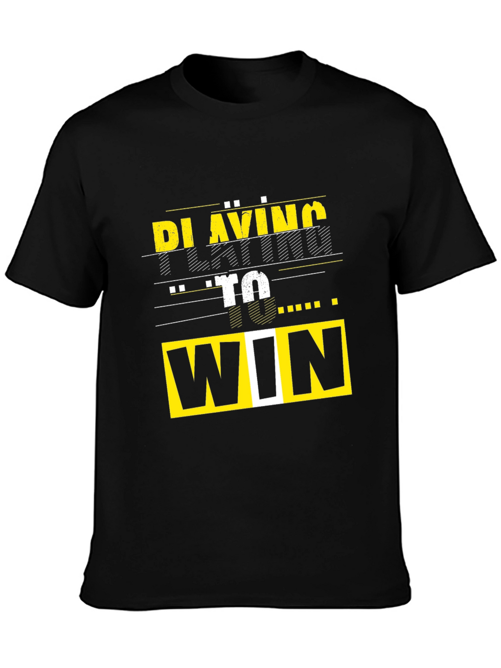 Playing To Win Graphic Tee - Black T-Shirt