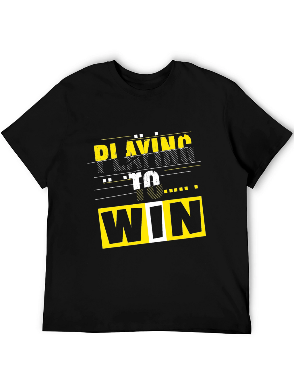 Playing To Win Graphic Tee - Black T-Shirt