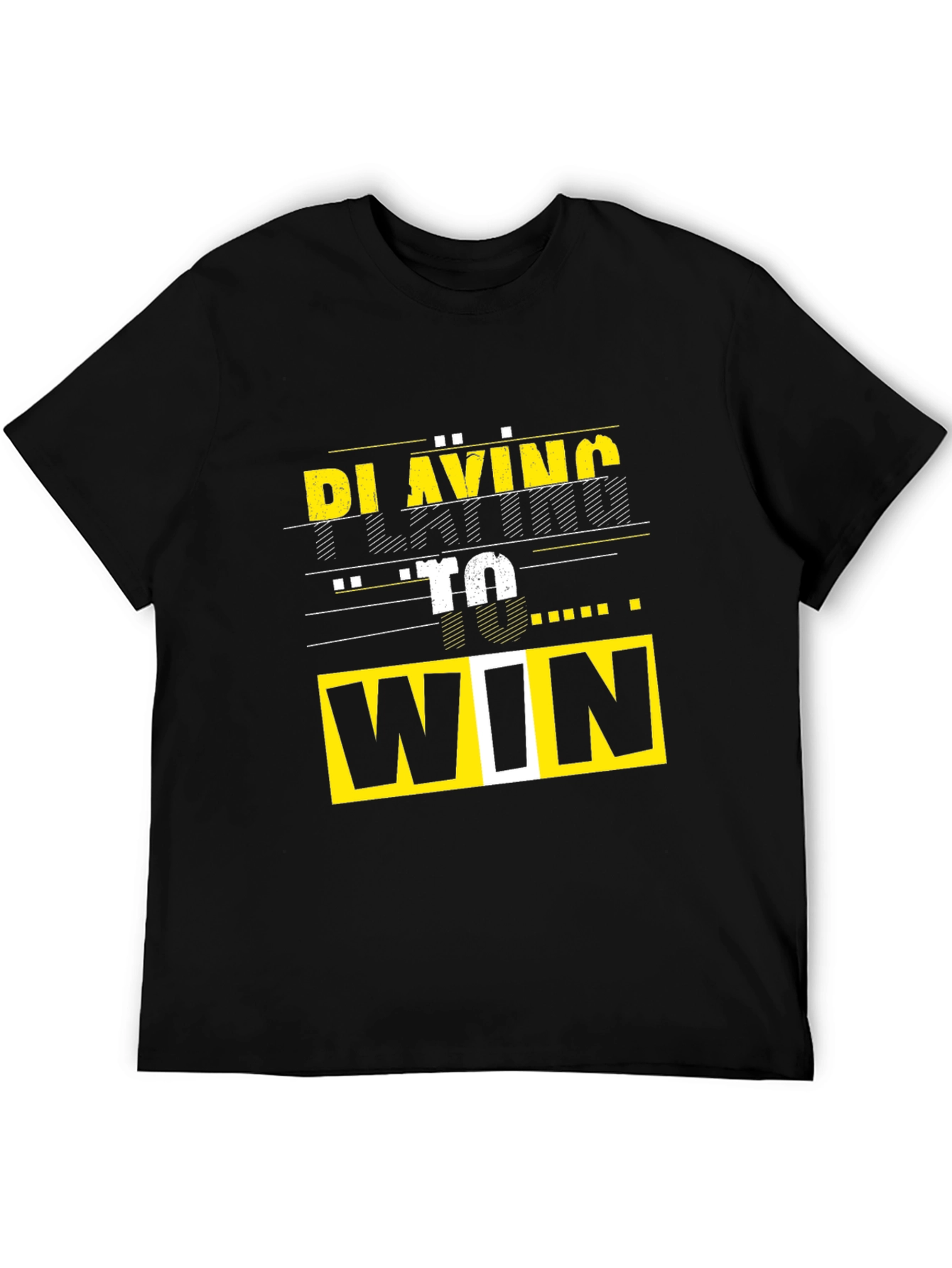Playing To Win Graphic Tee - Black T-Shirt