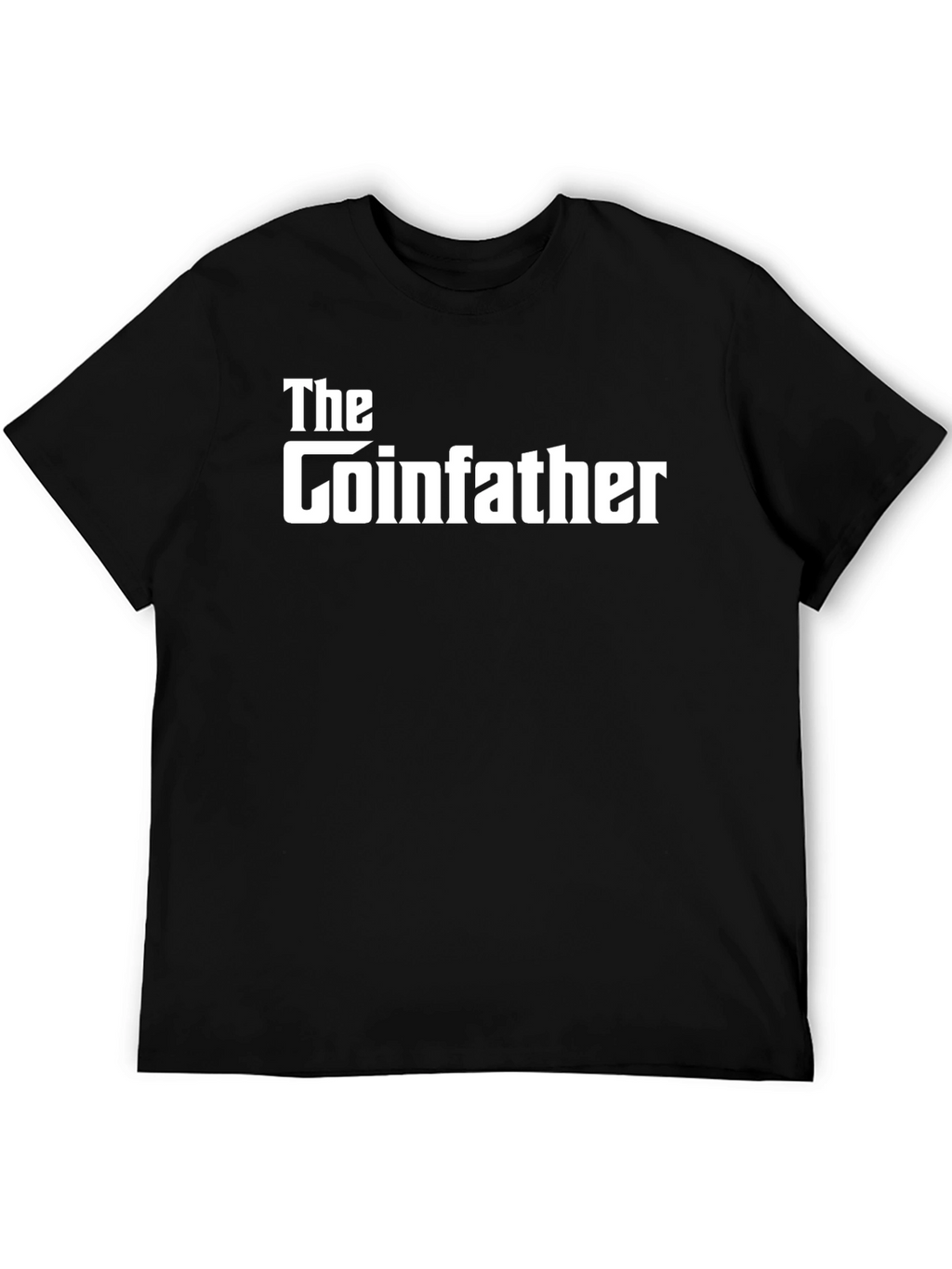 The Coinfather Black T-Shirt - Crypto Humor Tee