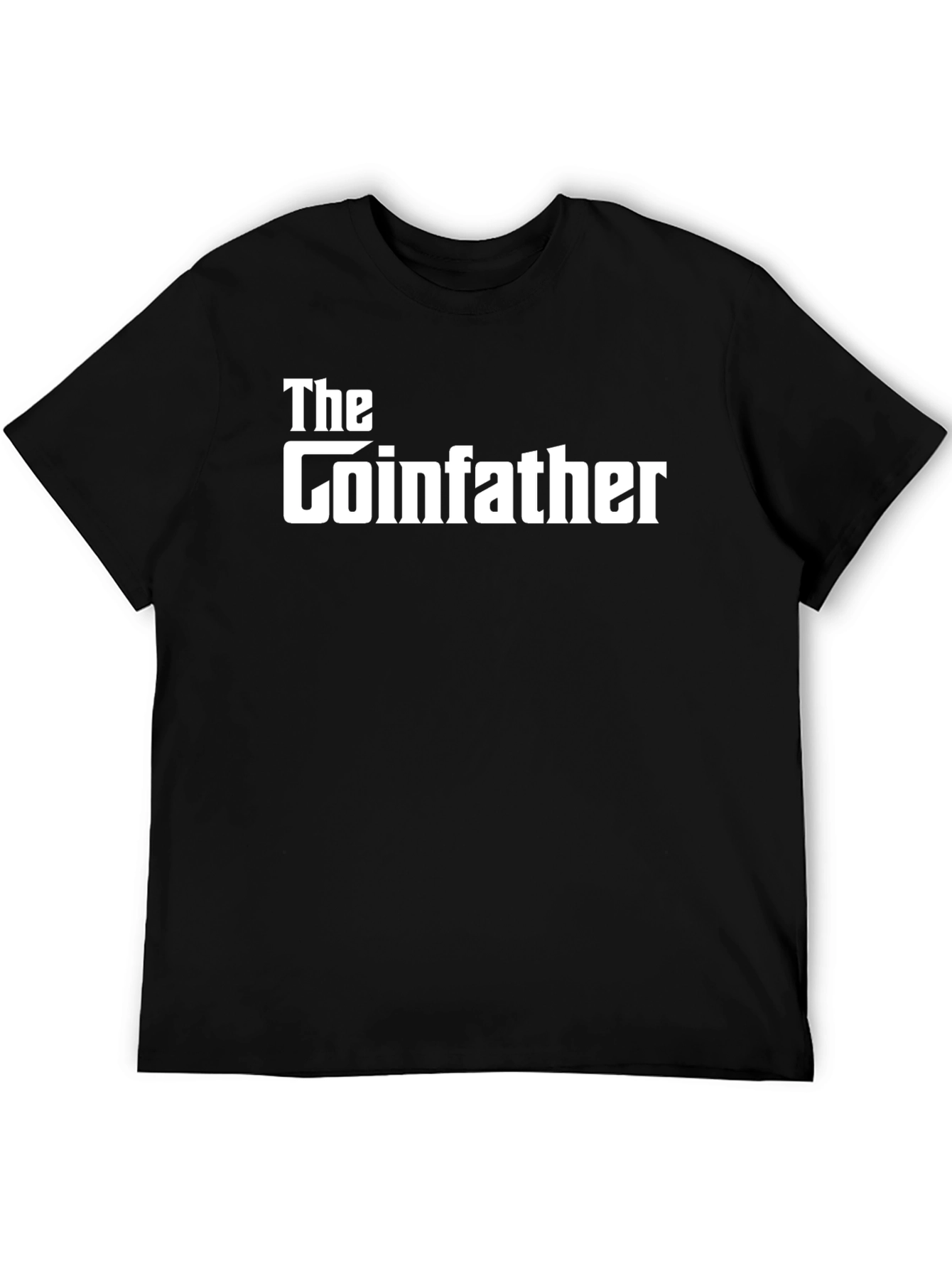 The Coinfather Black T-Shirt - Crypto Humor Tee