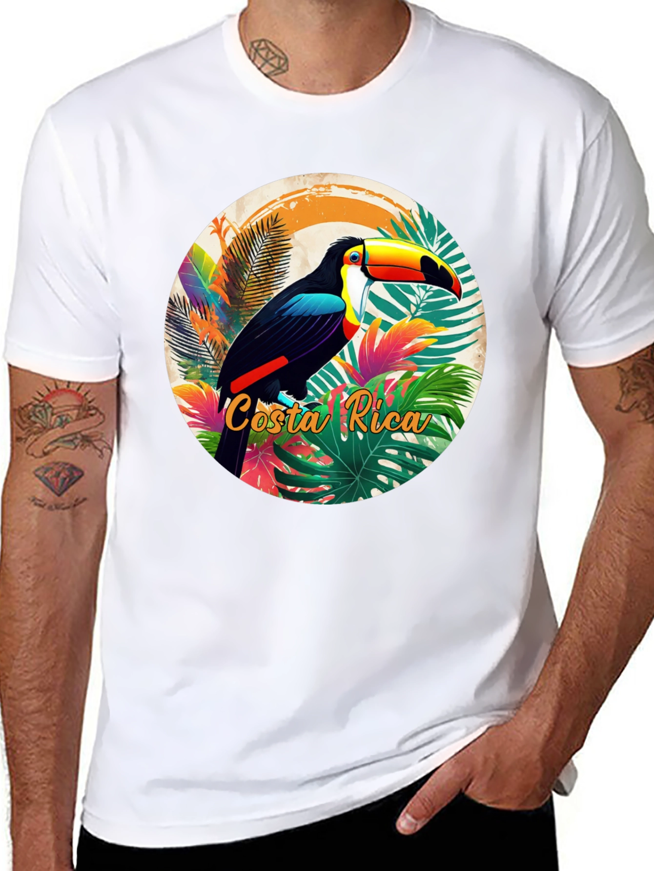 Costa Rica Toucan Graphic T-Shirt