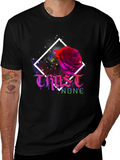 Trust No One Rose Graphic T-Shirt