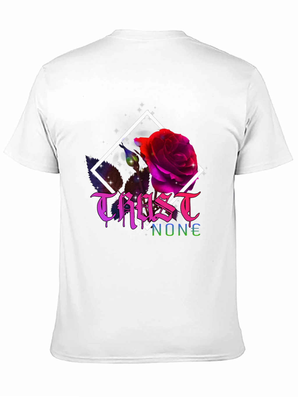 Trust No One Rose Graphic T-Shirt