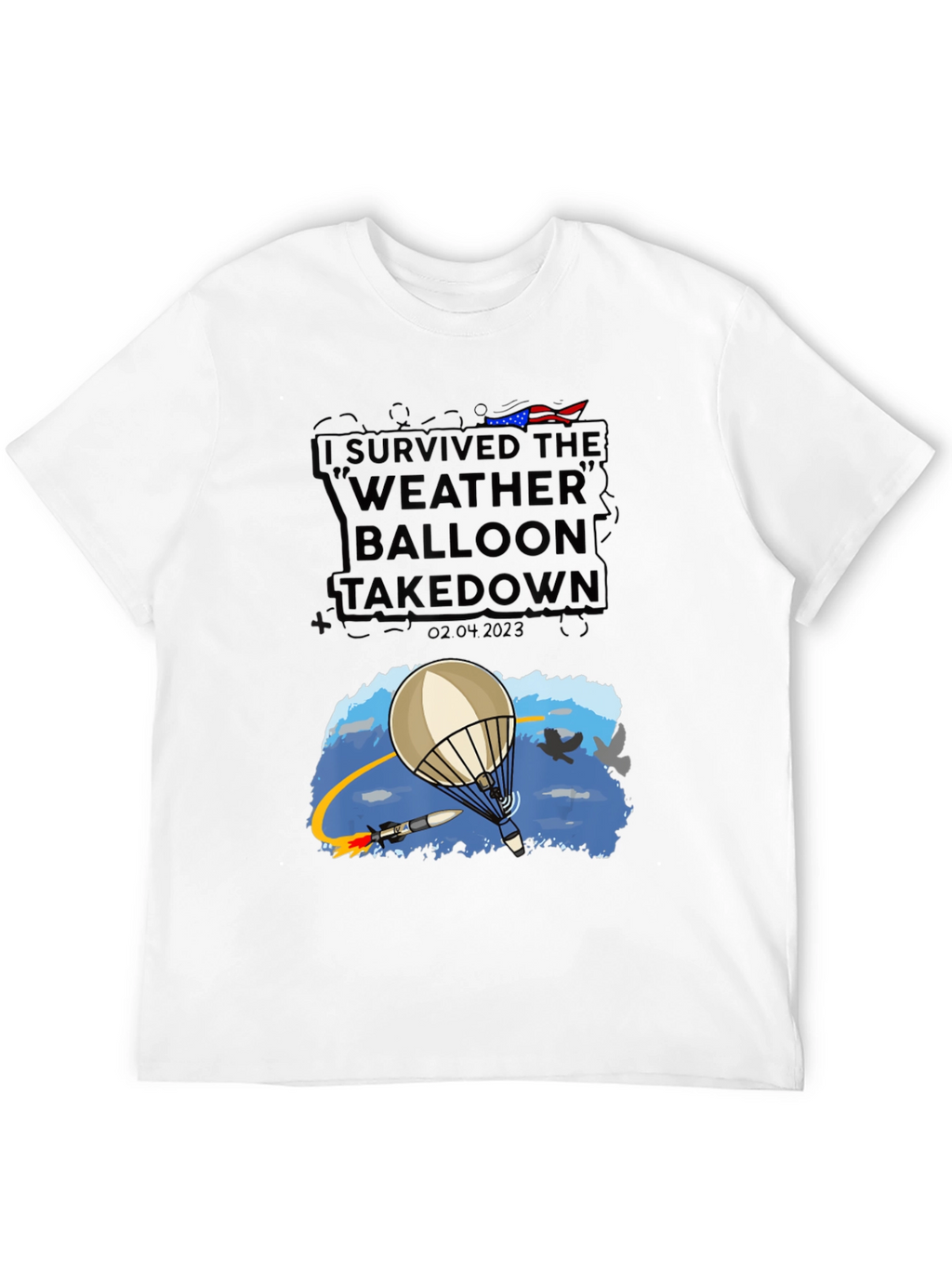 I Survived Weather Balloon Takedown Tee