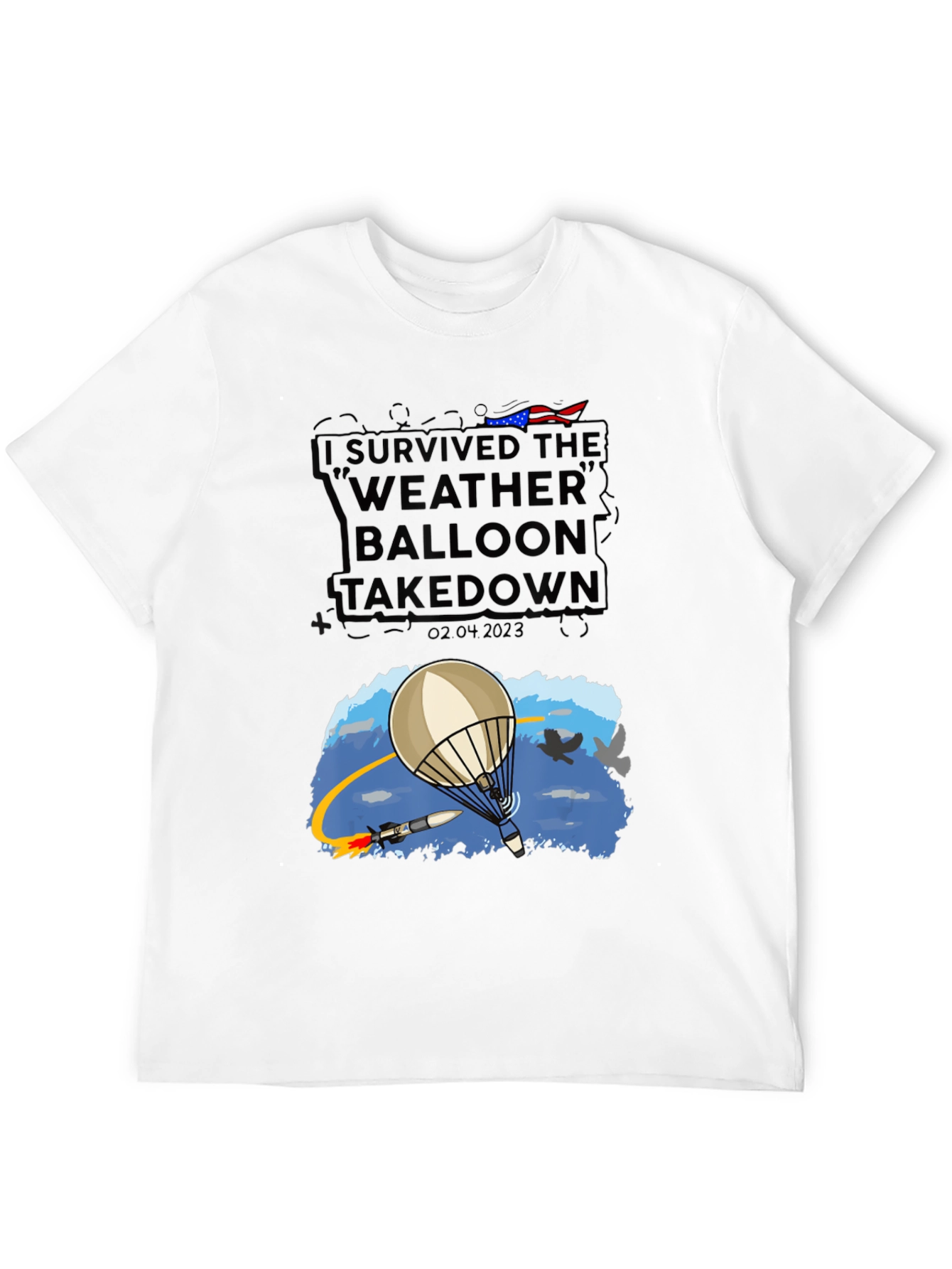 I Survived Weather Balloon Takedown Tee
