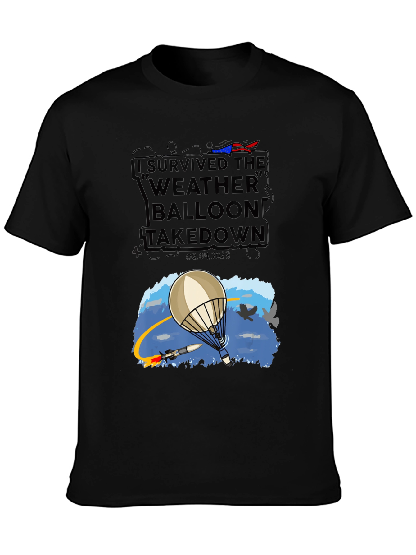 I Survived Weather Balloon Takedown Tee
