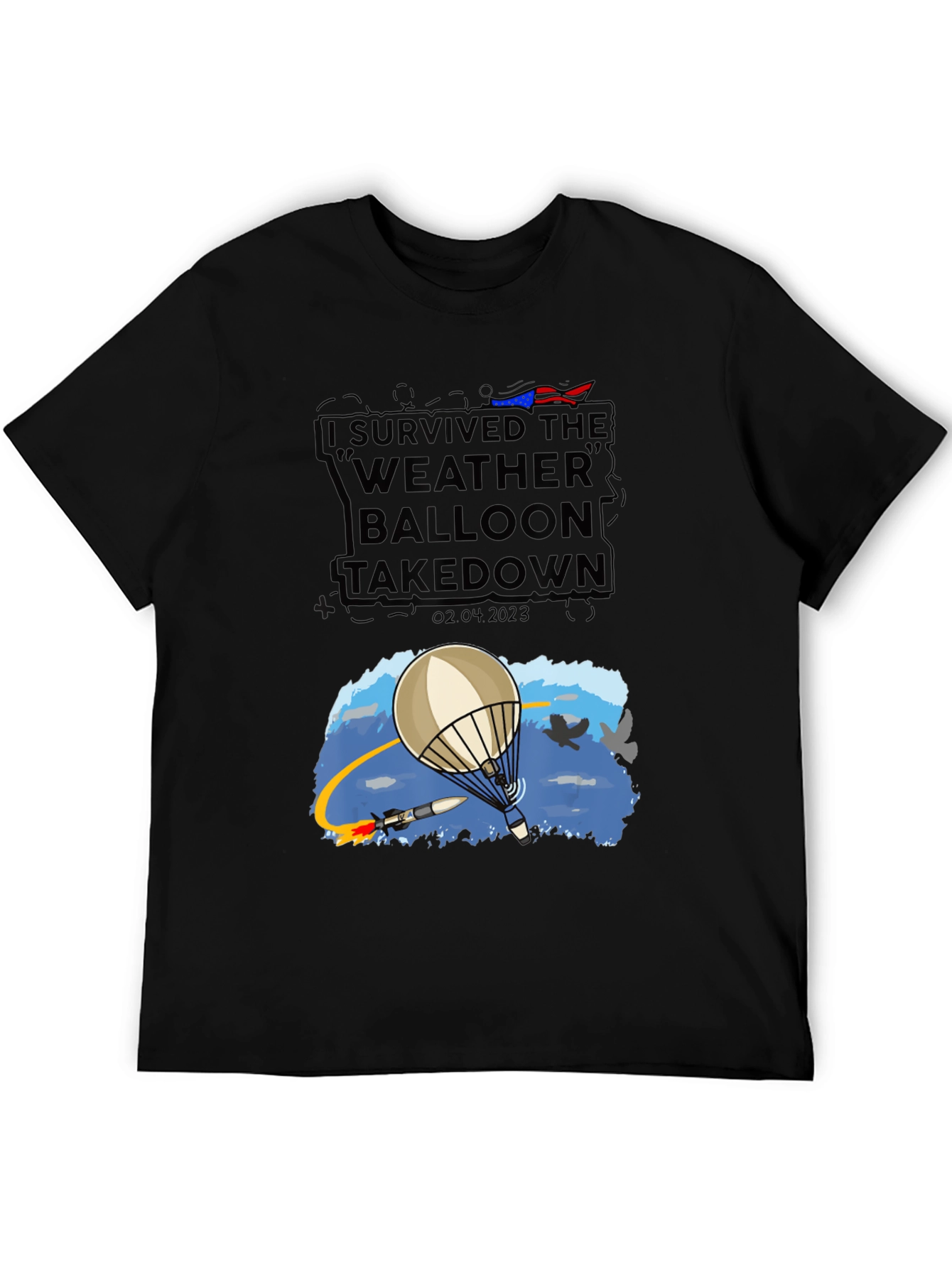 I Survived Weather Balloon Takedown Tee