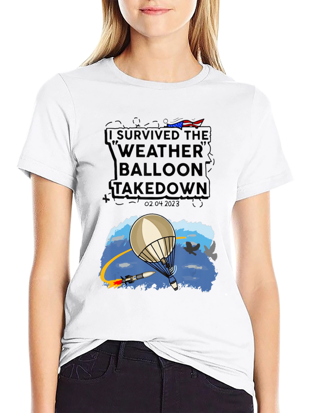 I Survived Weather Balloon Takedown Tee