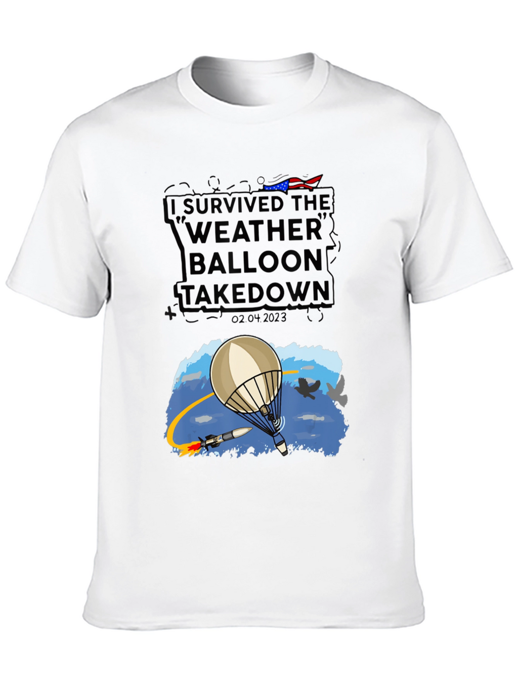 I Survived Weather Balloon Takedown Tee