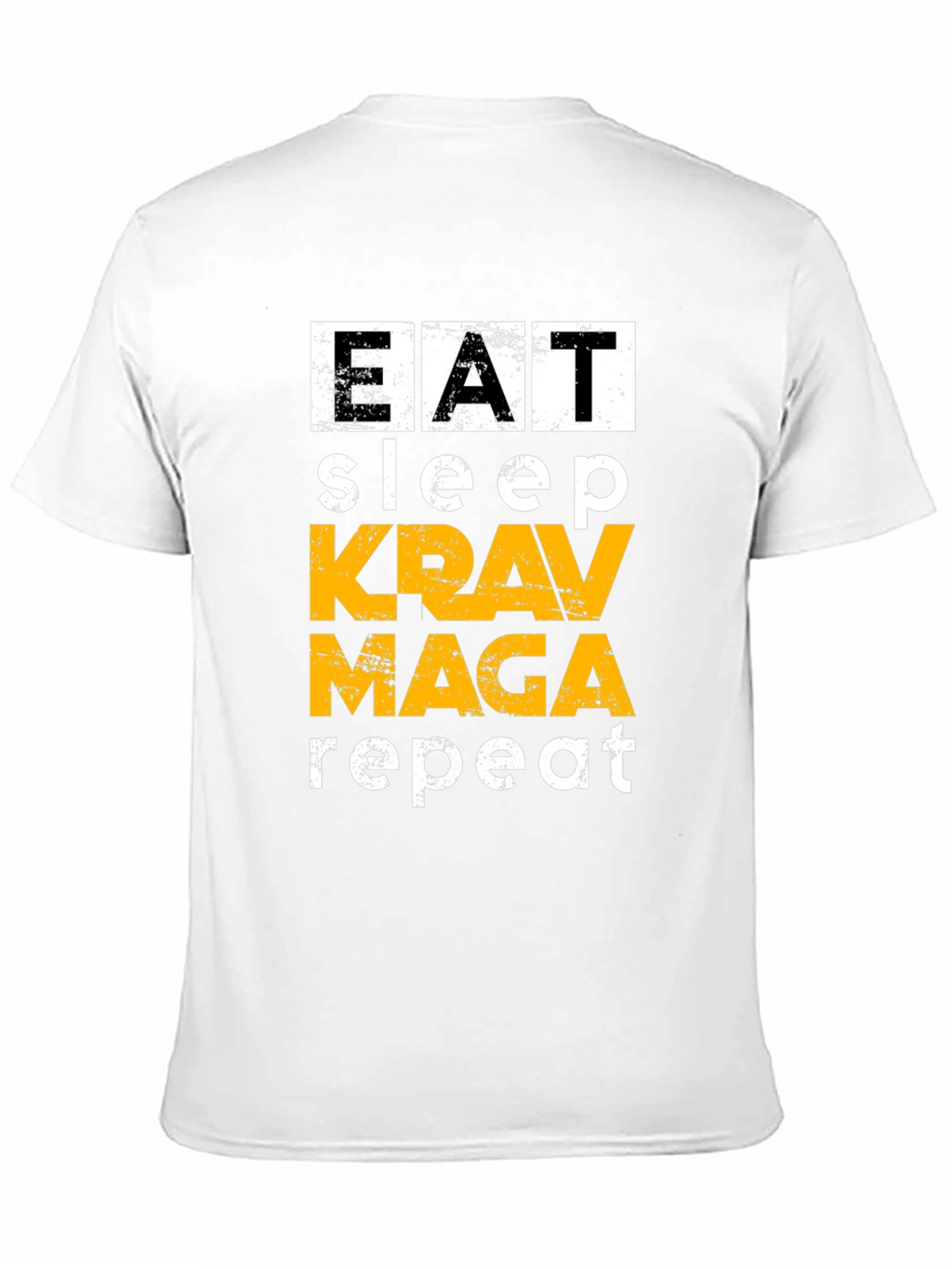 Eat Sleep Krav Maga Repeat Black T-Shirt