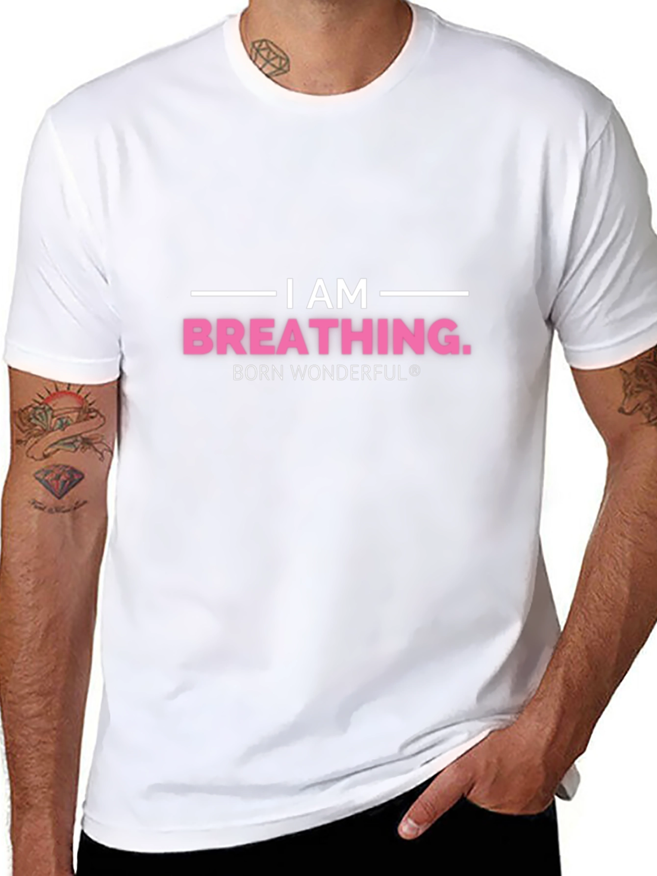 I am Breathing T-Shirt - Born Wonderful