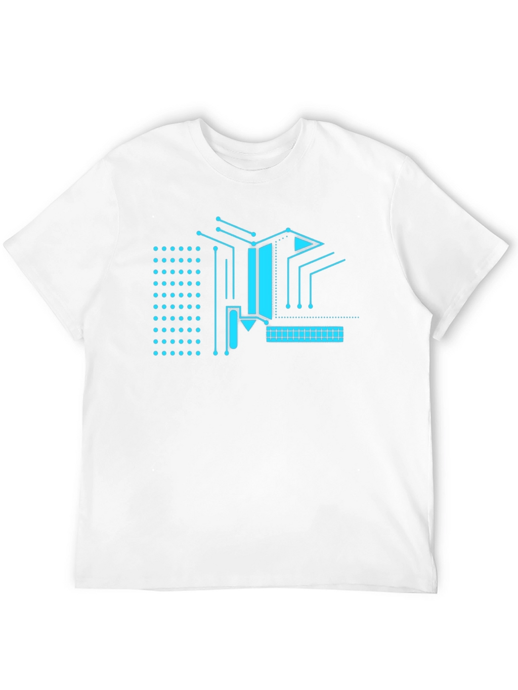 Cyber Circuit Tee - Black Graphic T-Shirt