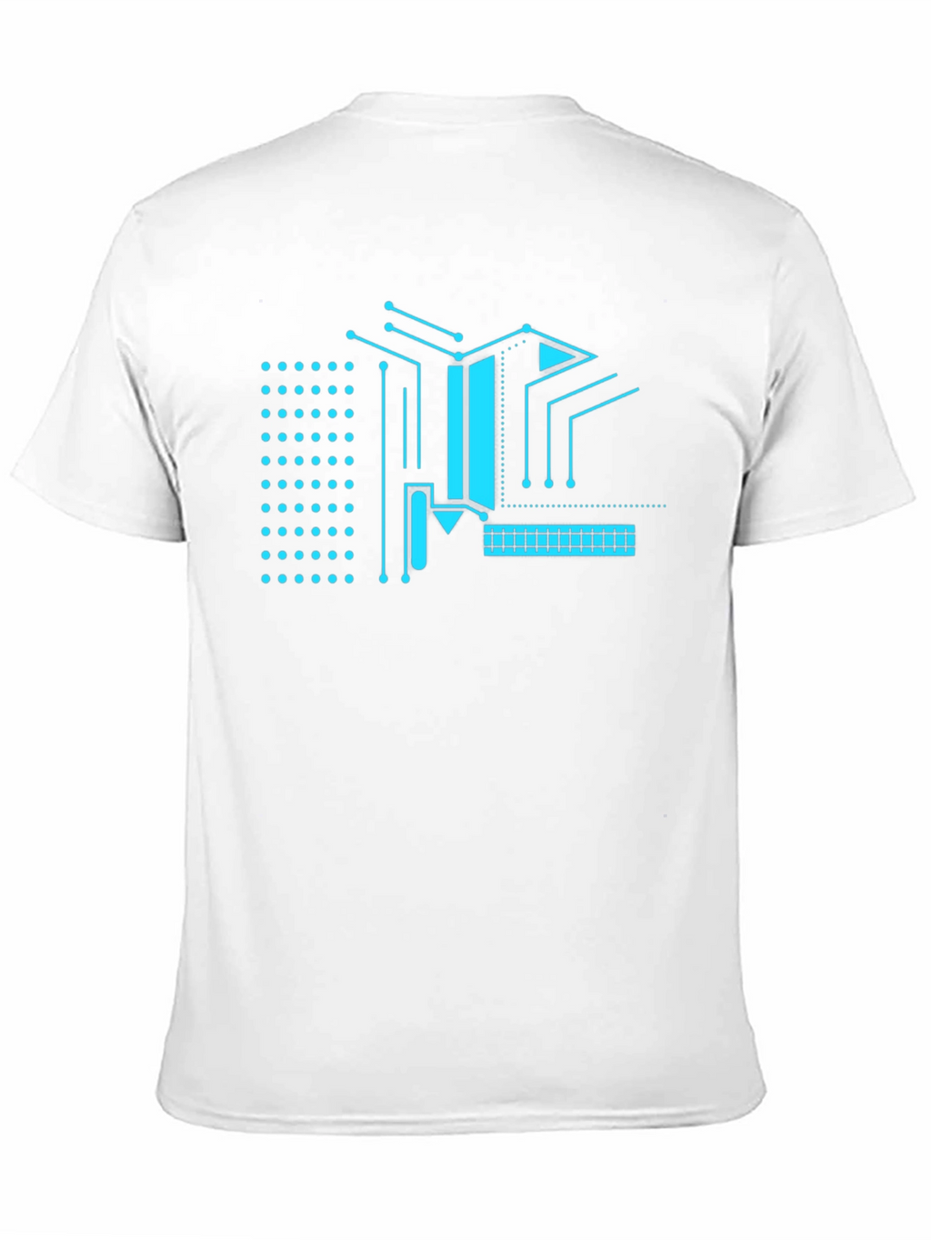 Cyber Circuit Tee - Black Graphic T-Shirt