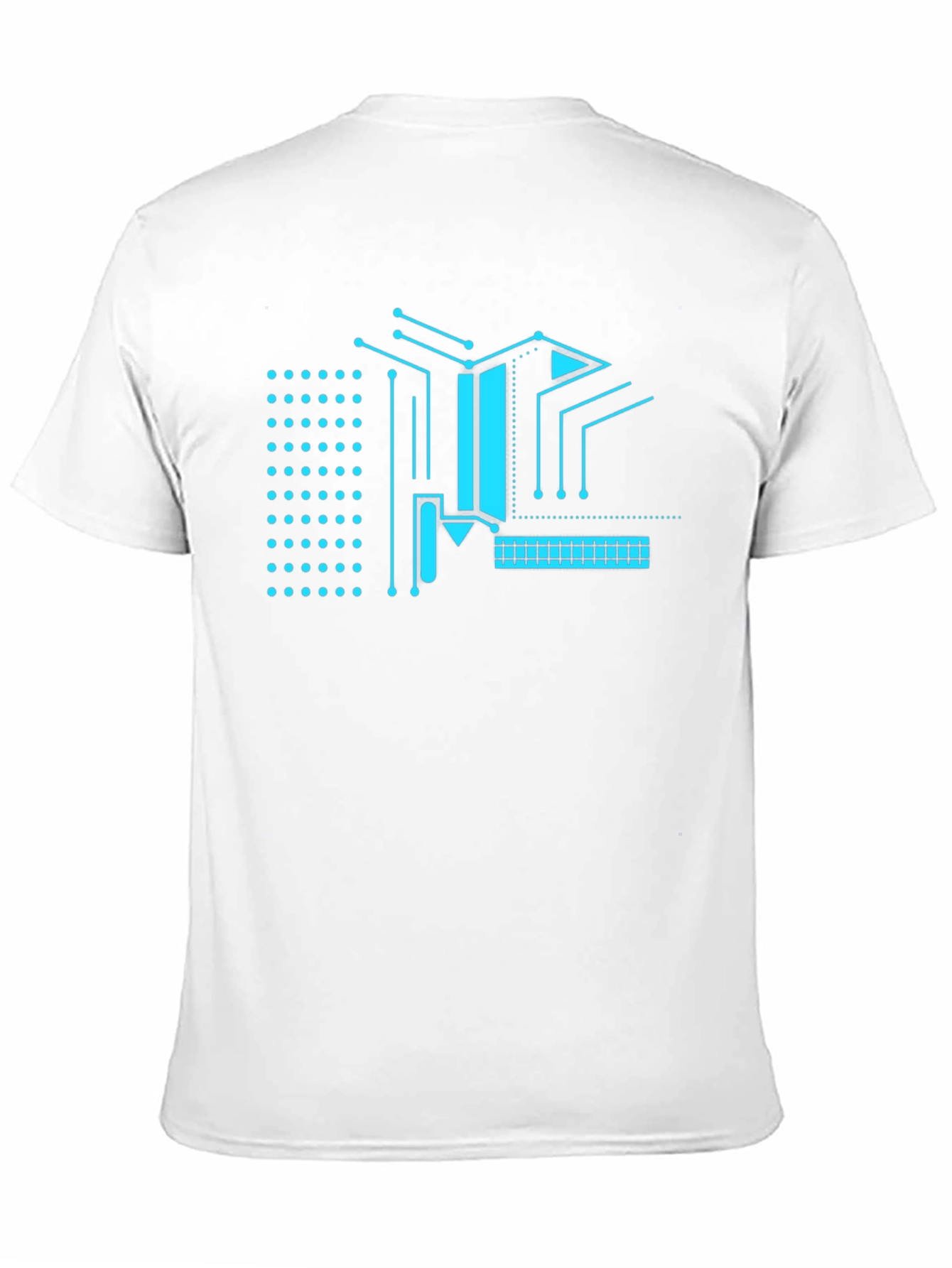 Cyber Circuit Tee - Black Graphic T-Shirt