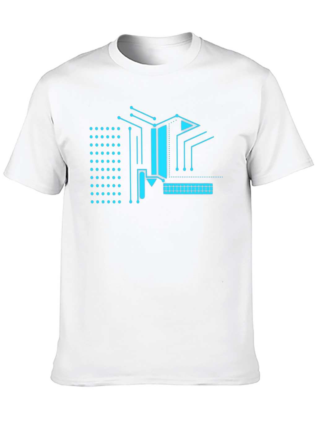 Cyber Circuit Tee - Black Graphic T-Shirt