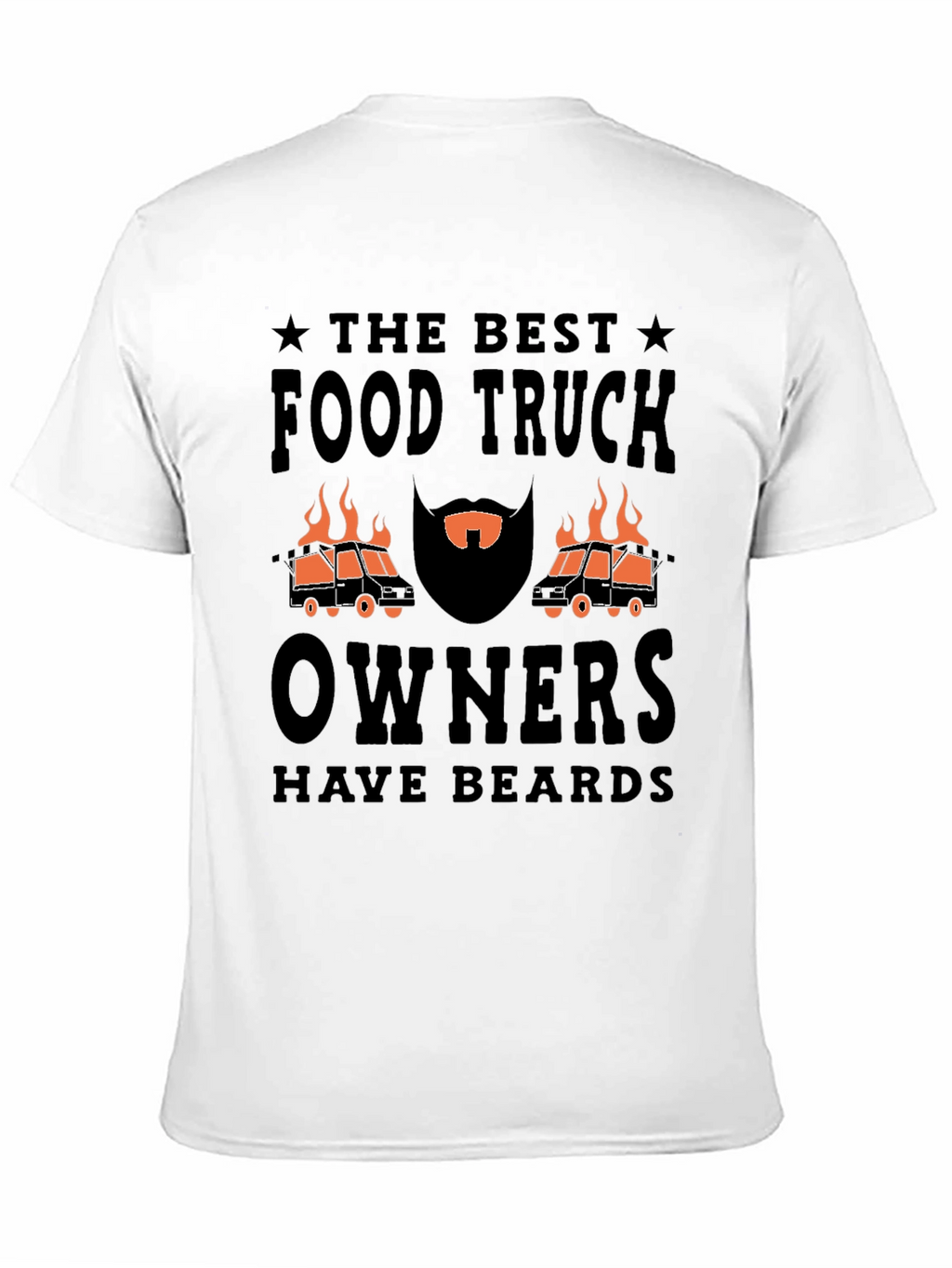 Food Truck Owner Beard T-Shirt