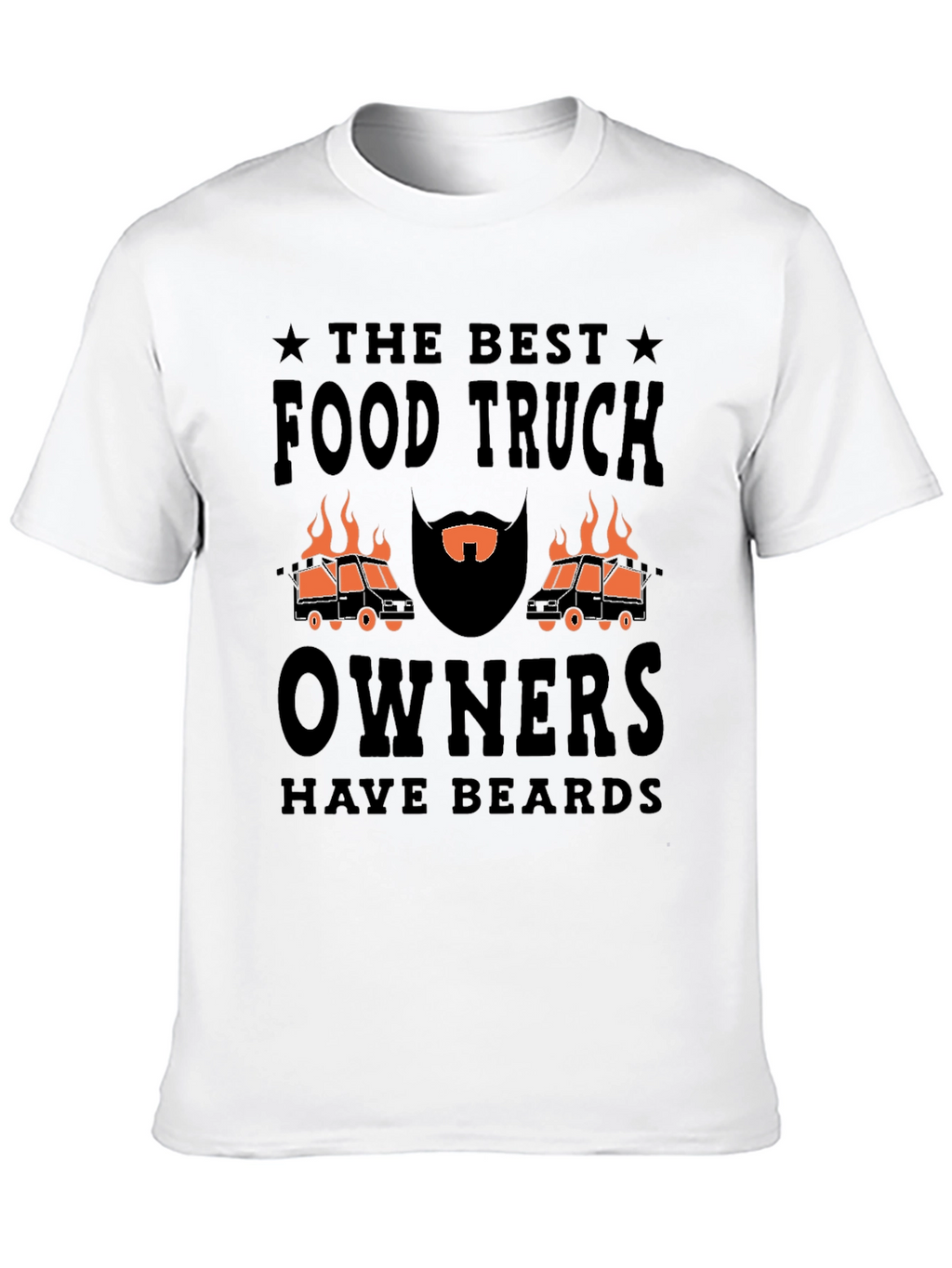 Food Truck Owner Beard T-Shirt