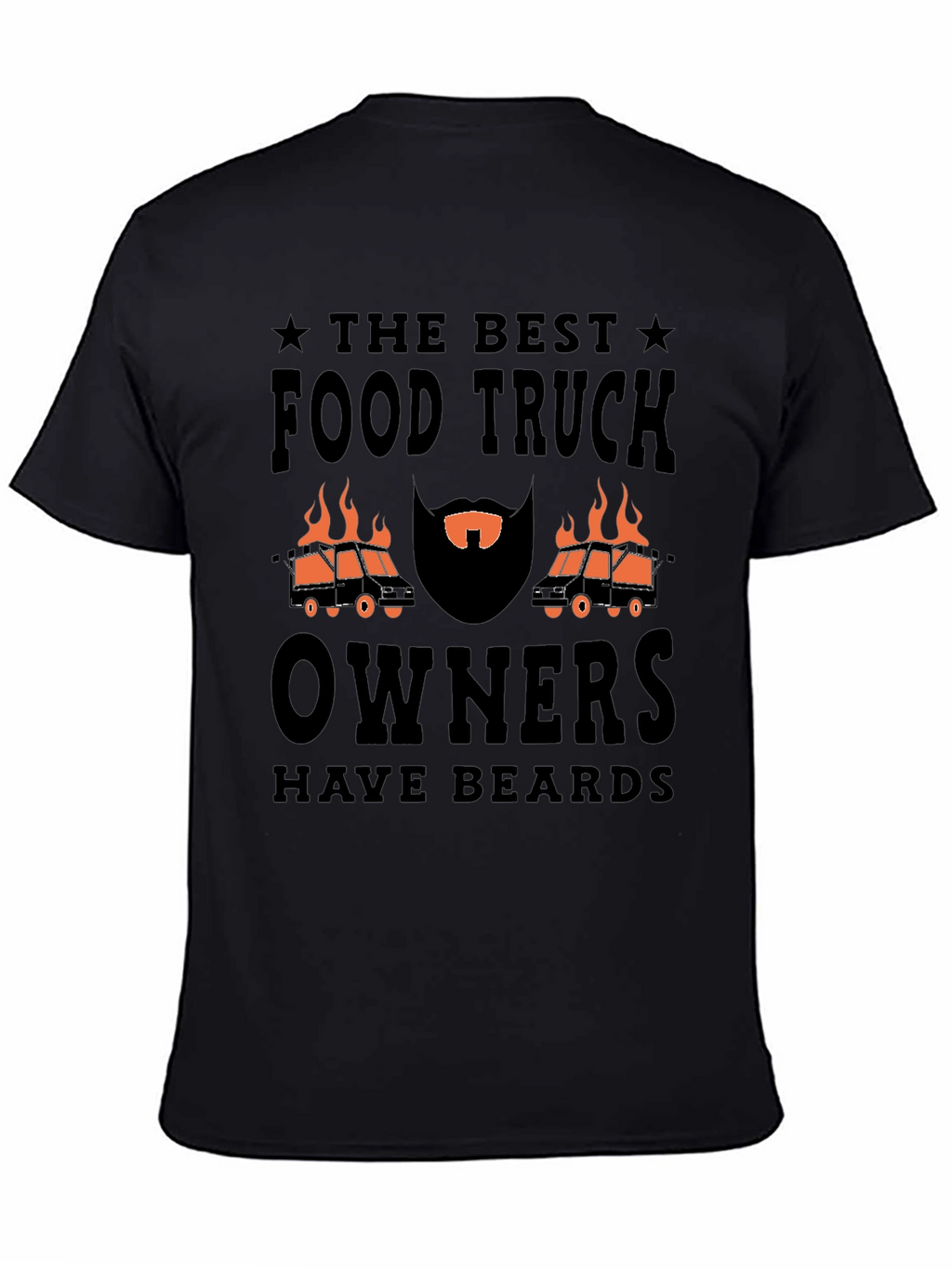 Food Truck Owner Beard T-Shirt