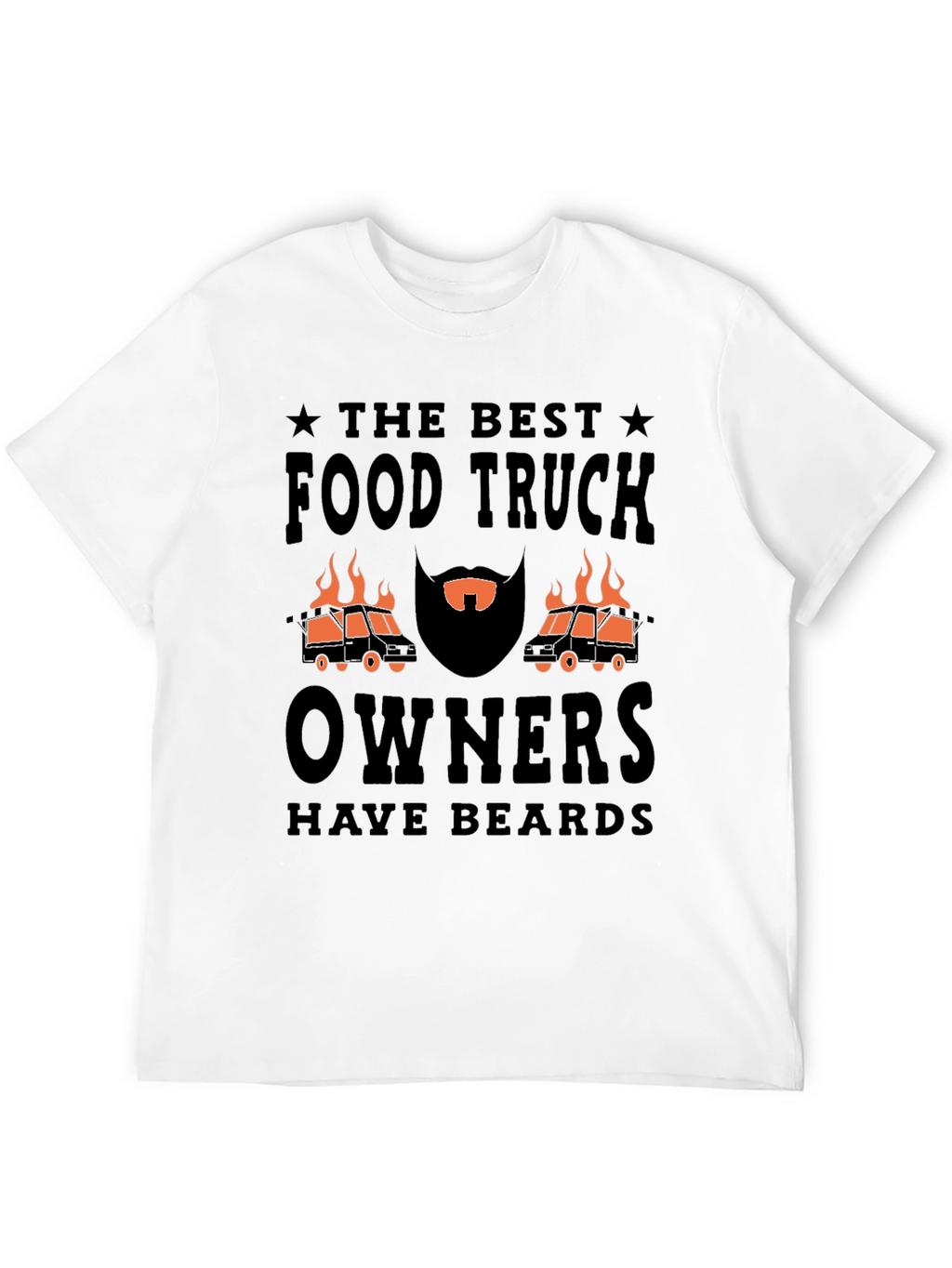 Food Truck Owner Beard T-Shirt