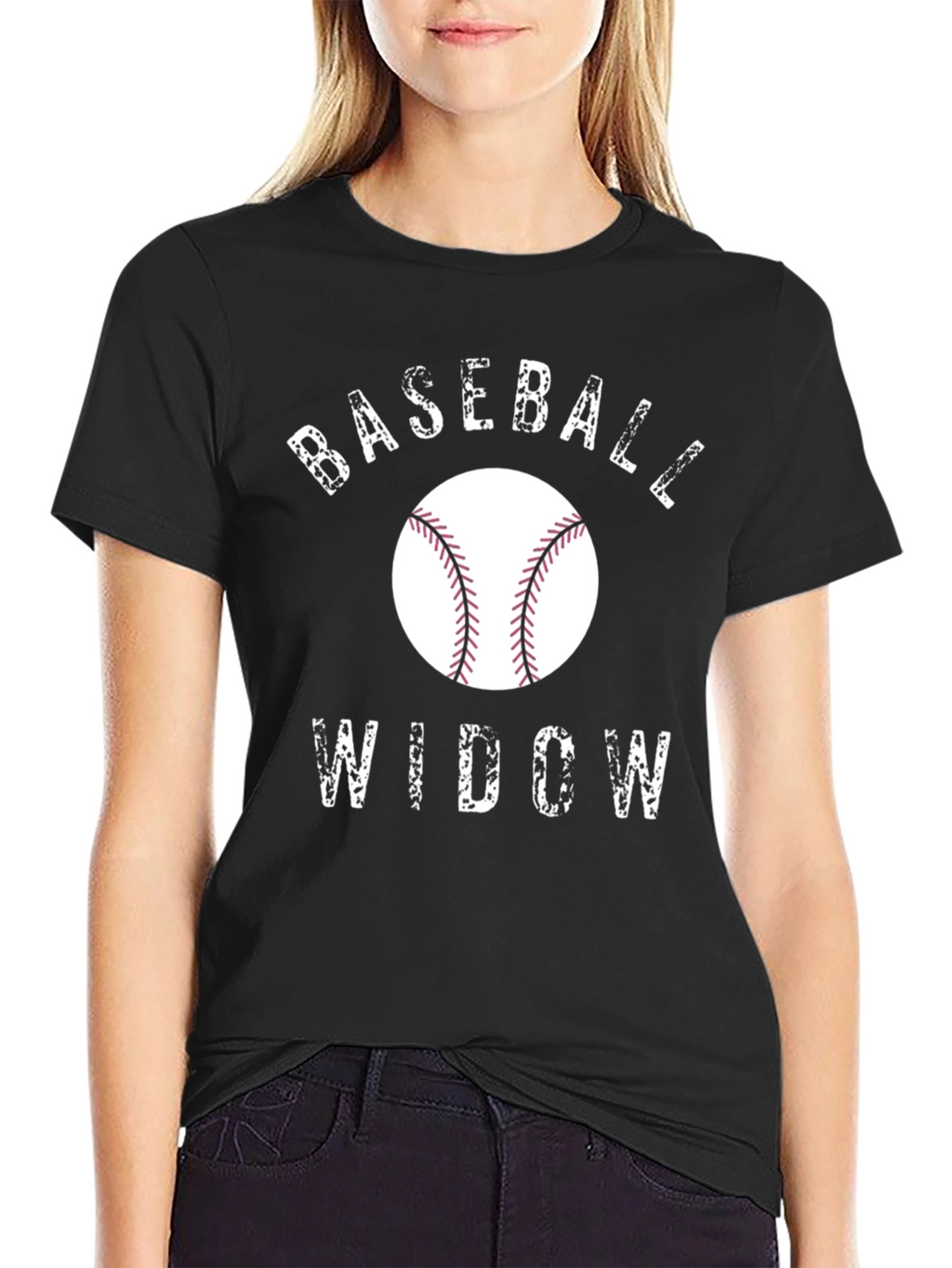 Baseball Widow T-Shirt - Perfect for Game Days