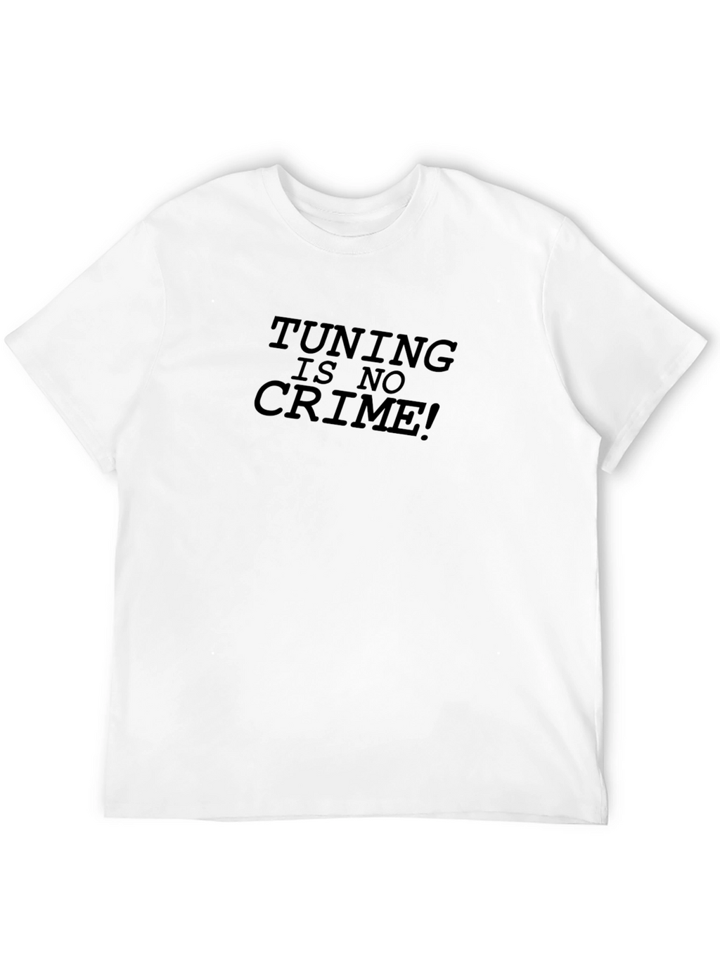 Tuning is No Crime Black T-Shirt