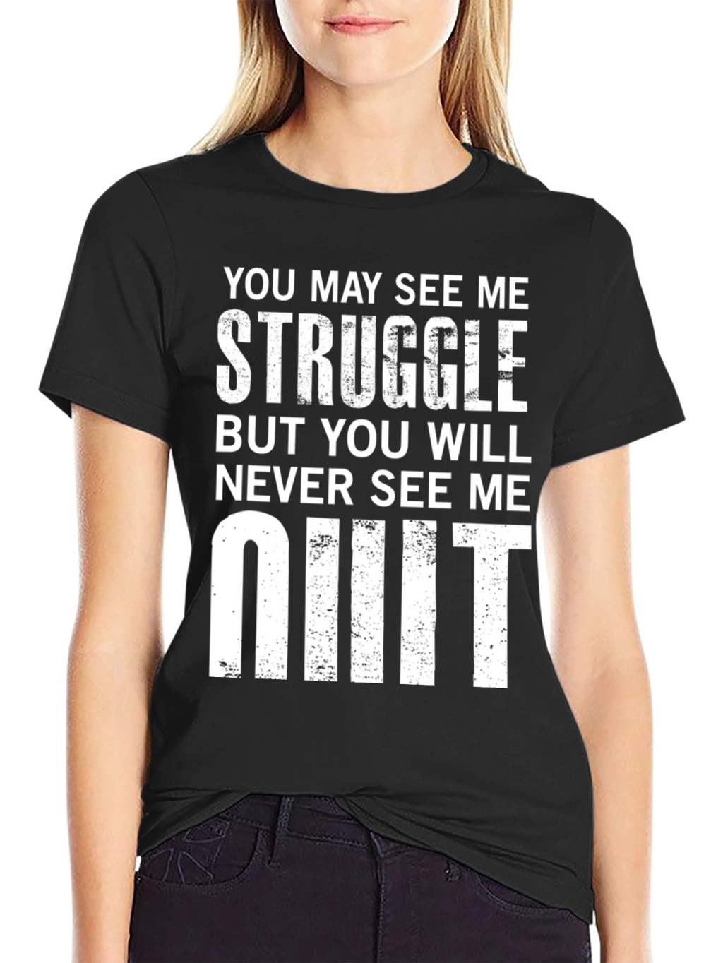 Struggle Never Quit Graphic Tee