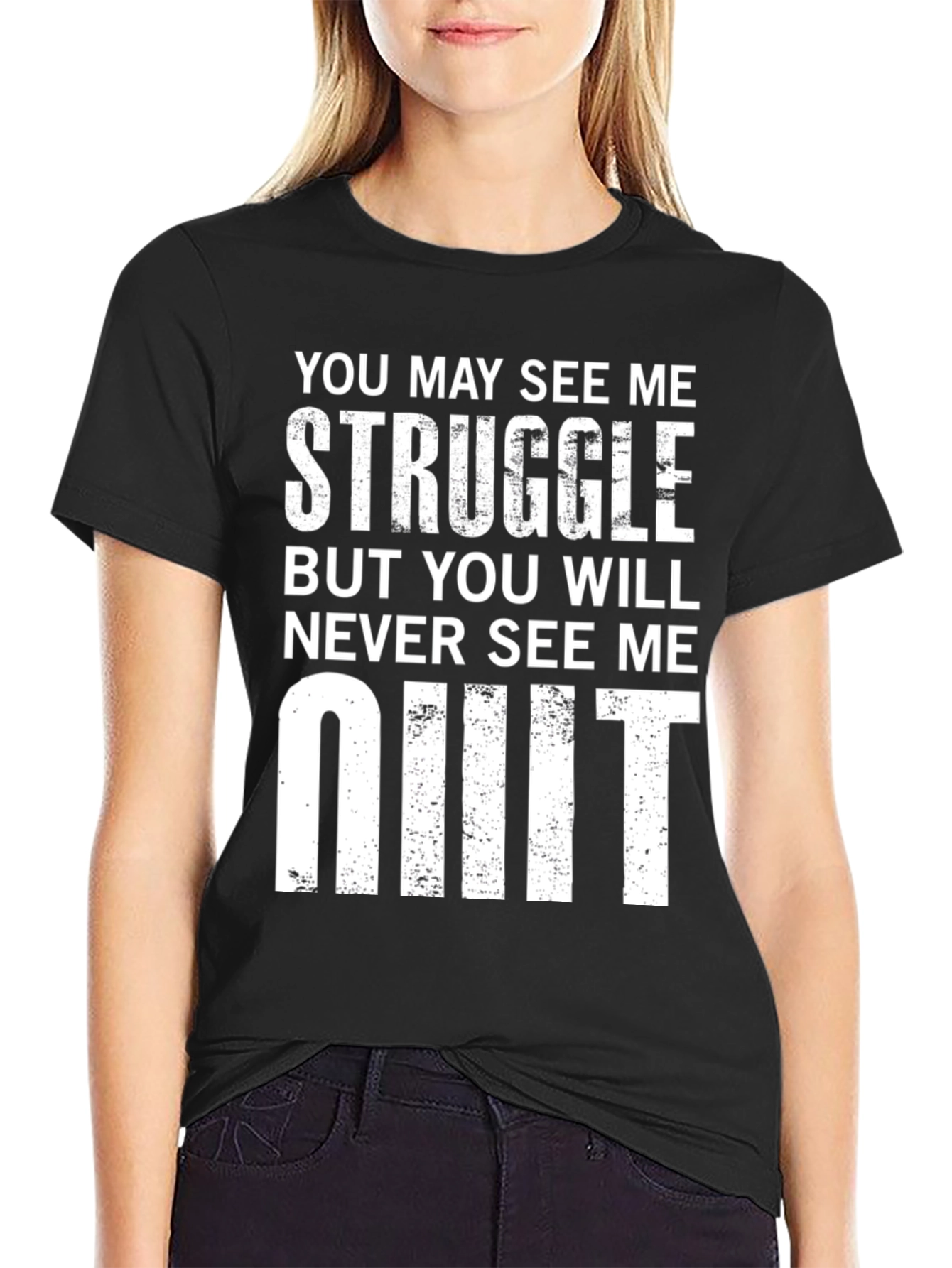 Struggle Never Quit Graphic Tee