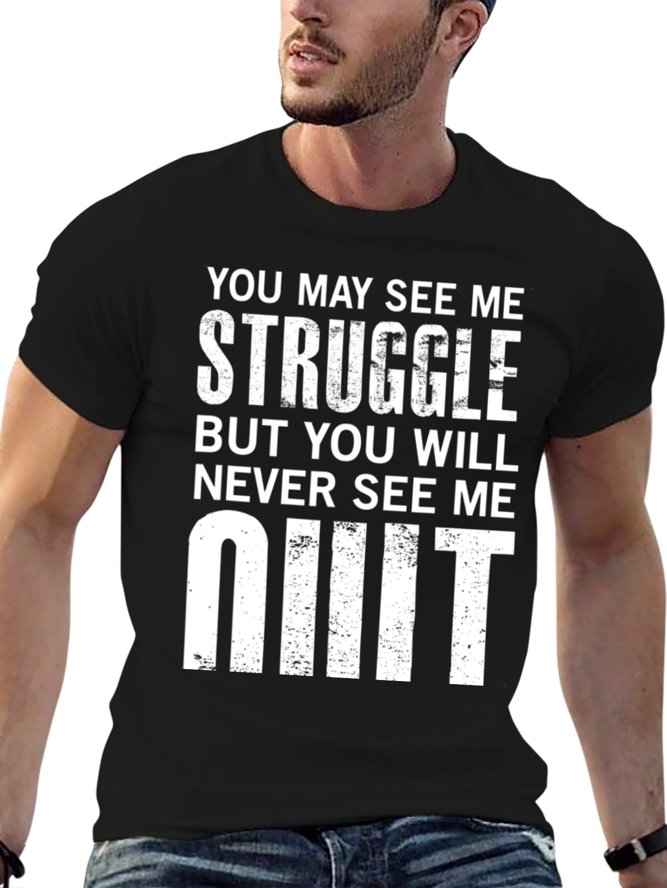 Struggle Never Quit Graphic Tee