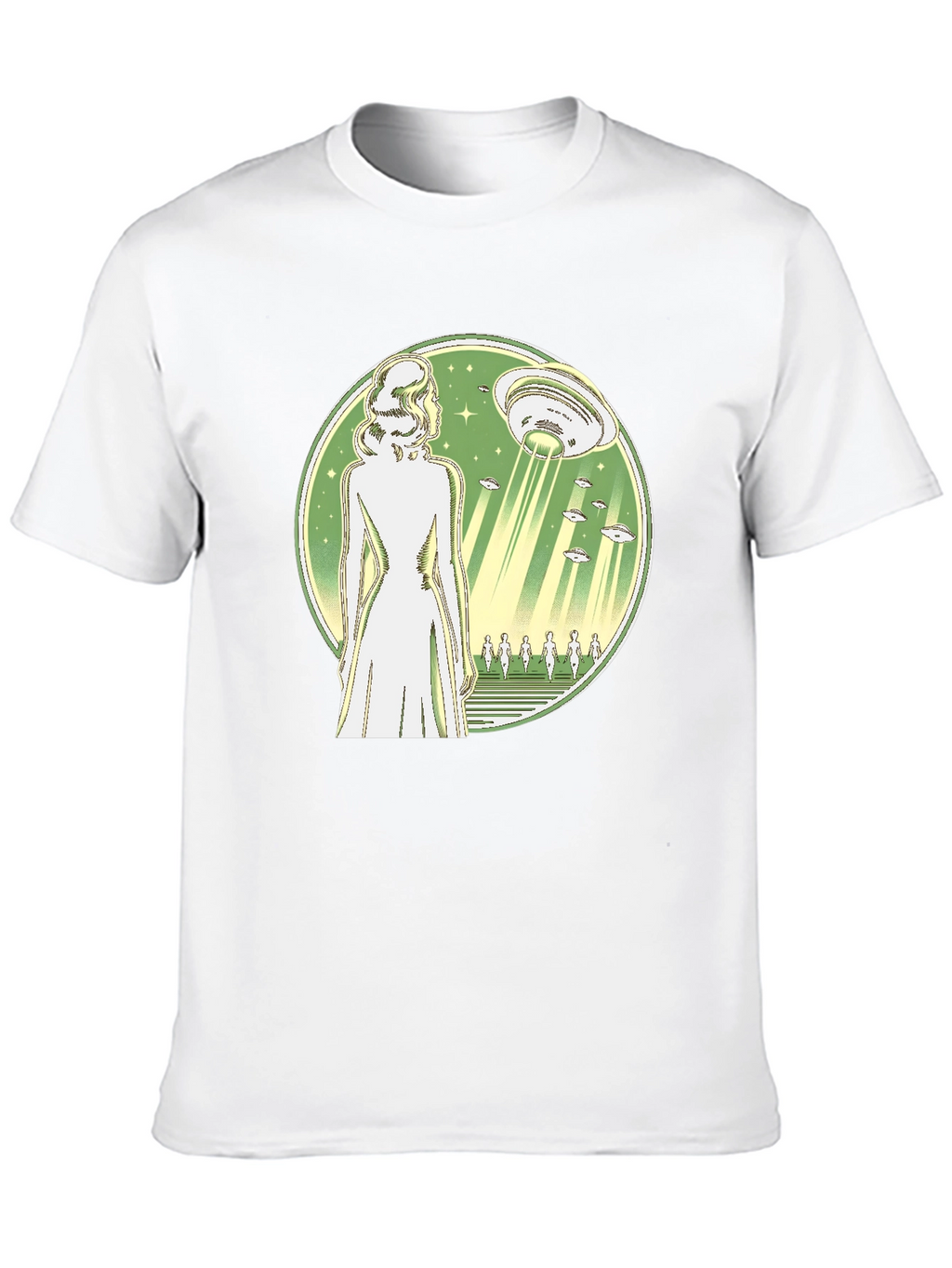 UFO Abduction T-Shirt - Black