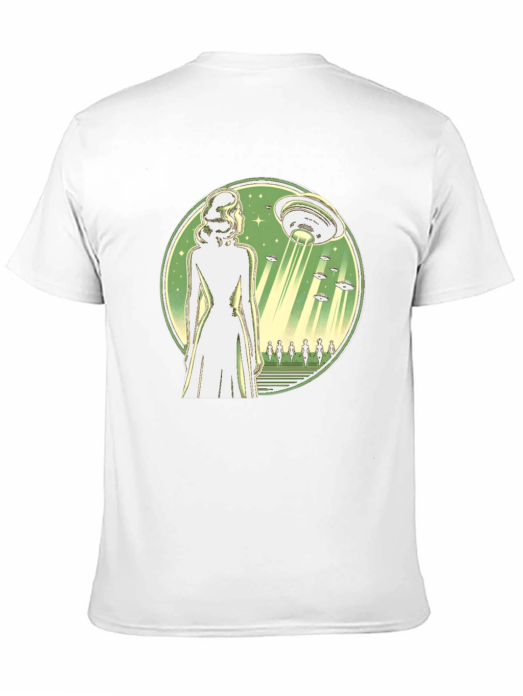 UFO Abduction T-Shirt - Black