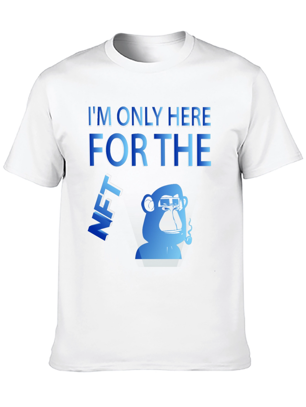 Im Only Here For The NFT Black T-Shirt