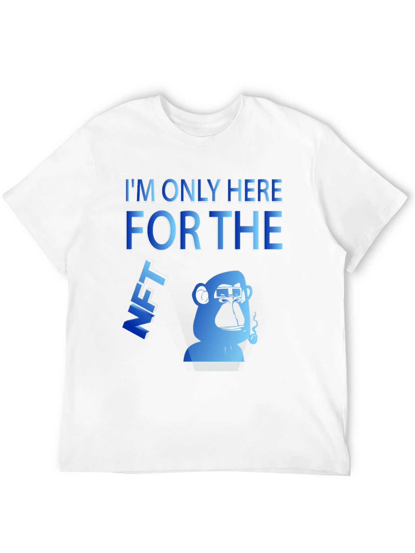 Im Only Here For The NFT Black T-Shirt