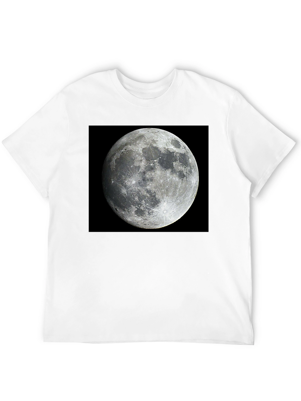 Lunar Phase Black Tee - Celestial Style
