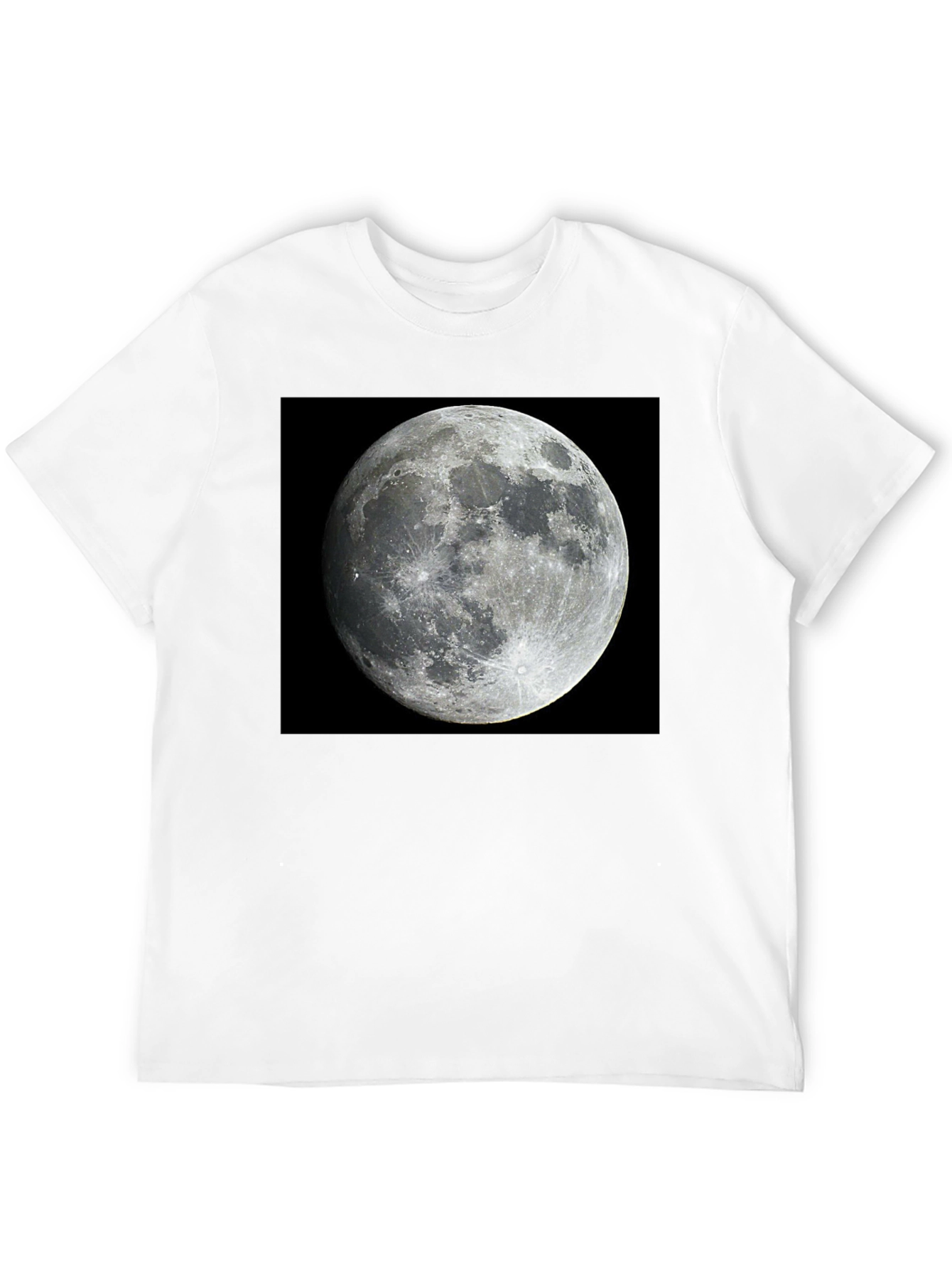 Lunar Phase Black Tee - Celestial Style